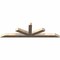 Ekena Millwork Saratoga Smooth Timber Gable Bracket, Douglas Fir, 108"W x 31 1/2"H x 5 1/2"D x 5 1/2"F, 7/12 Pitch GBW108X31X0606SAR00SDF - alternate 3